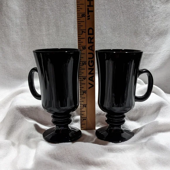 Black pedestal cups - Picture 8 of 8